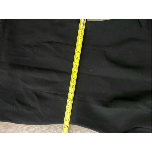 Black Halo Flutter-Sleeve Dress, Black Pencil Dress, Size 12, MSRP $390 - Picture 8 of 10